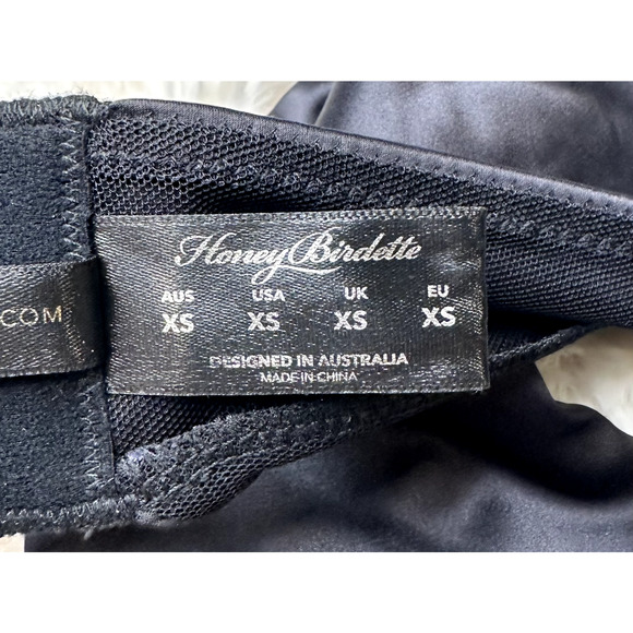 Honey Birdette MAX🖤 Black Leather Buckle Waspie Holster Garter XS - Picture 5 of 5